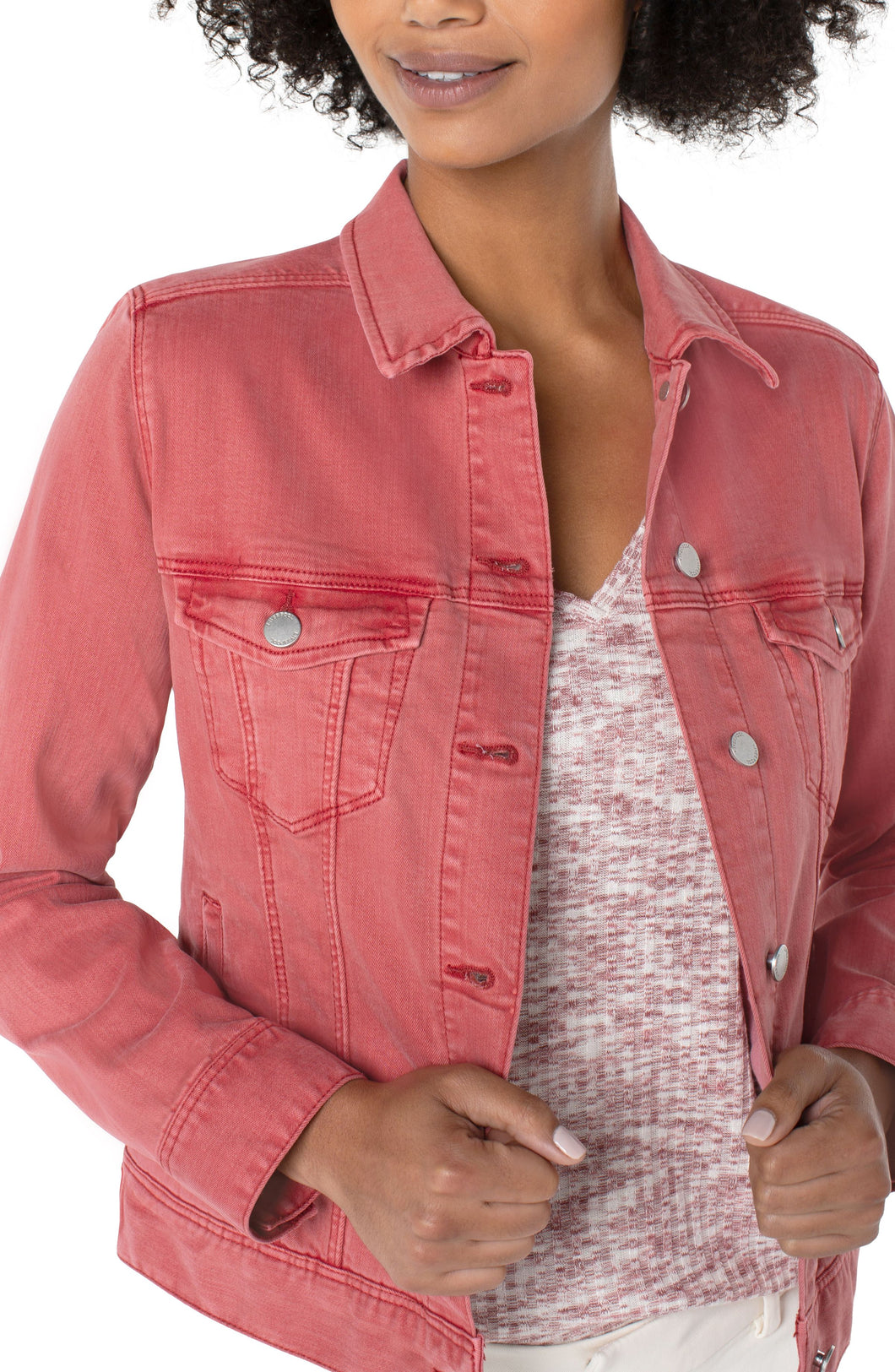 Classic Jean Jacket Rosebud