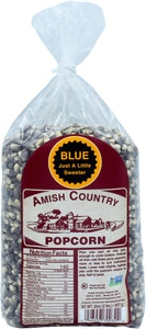 Amish Country Popcorn - 2lb Bag of Blue Popcorn