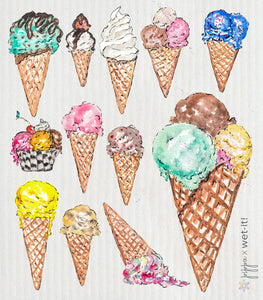 Wet-it! - Ice Cream Cones Swedish Cloth