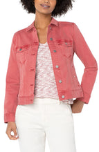 Load image into Gallery viewer, Classic Jean Jacket Rosebud