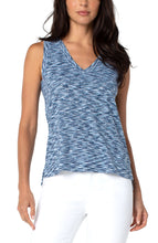 Load image into Gallery viewer, Sleeveless V Neck Knit Tee
