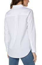 Load image into Gallery viewer, Hidden Placket Shirt with Pleats