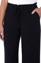 Load image into Gallery viewer, Pull On Tie Waist Wide Leg Ankle Pant