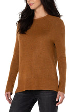 Load image into Gallery viewer, Raglan Sweater w/ Side Slit Autumn Heather