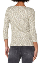 Load image into Gallery viewer, Square Neck 3/4 Sleeve Knit Top